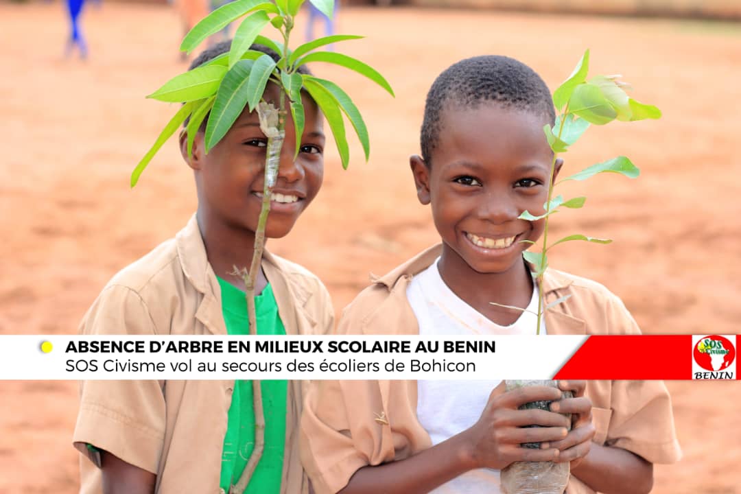 SOS CIVISME BENIN Bohicon, engagée pour l’assainissement du cadre de travail des écoliers